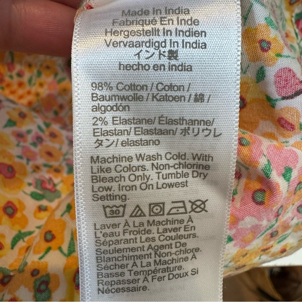 J.Crew Floral Sleeveless Midi Dress Size 8 - Picture 12 of 12